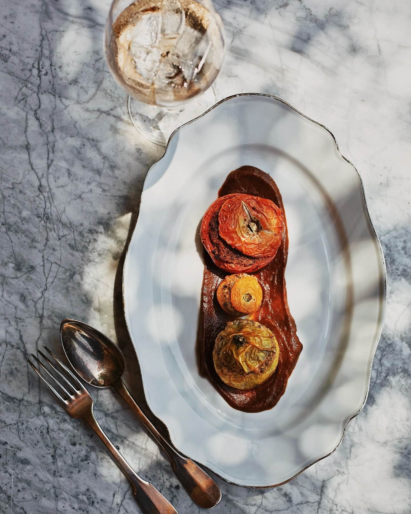 restaurant fontvieille inspiration tomate farcie arles